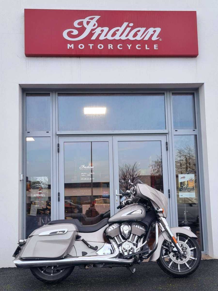 Indian CHIEFTAIN LIMITED CHIEFTAIN LIMITED &quot;SILVER QUARTZ METALLIC&quot; 2022 vue gauche