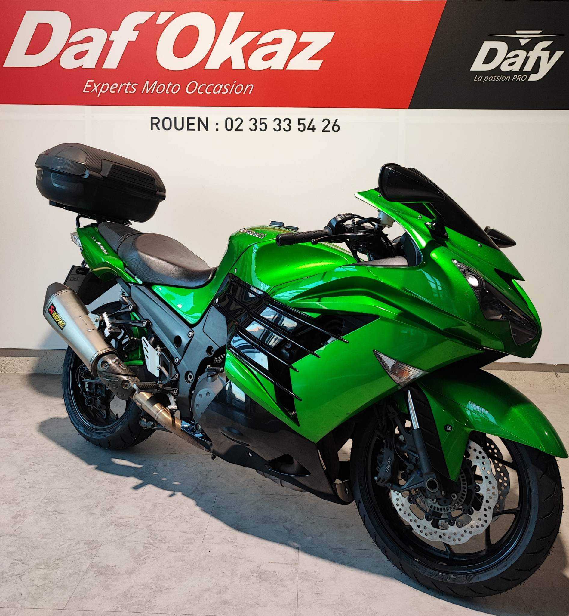 Kawasaki ZZR 1400 ABS 2013 HD vue 3/4 droite