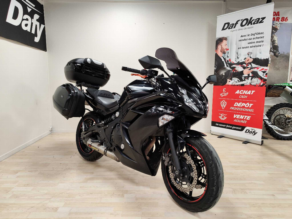 Kawasaki ER-6 F ABS 2012 vue 3/4 droite