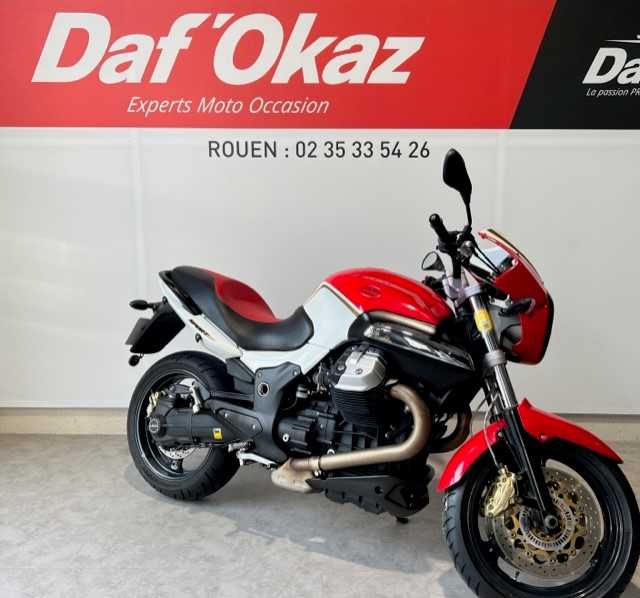 Moto Guzzi 1200 SPORT 8V ROSSO CORSA 2013 HD vue 3/4 droite