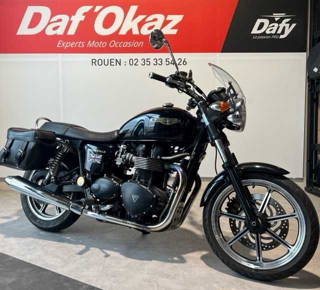 Triumph 865 Bonneville T100 2011 HD vue 3/4 droite