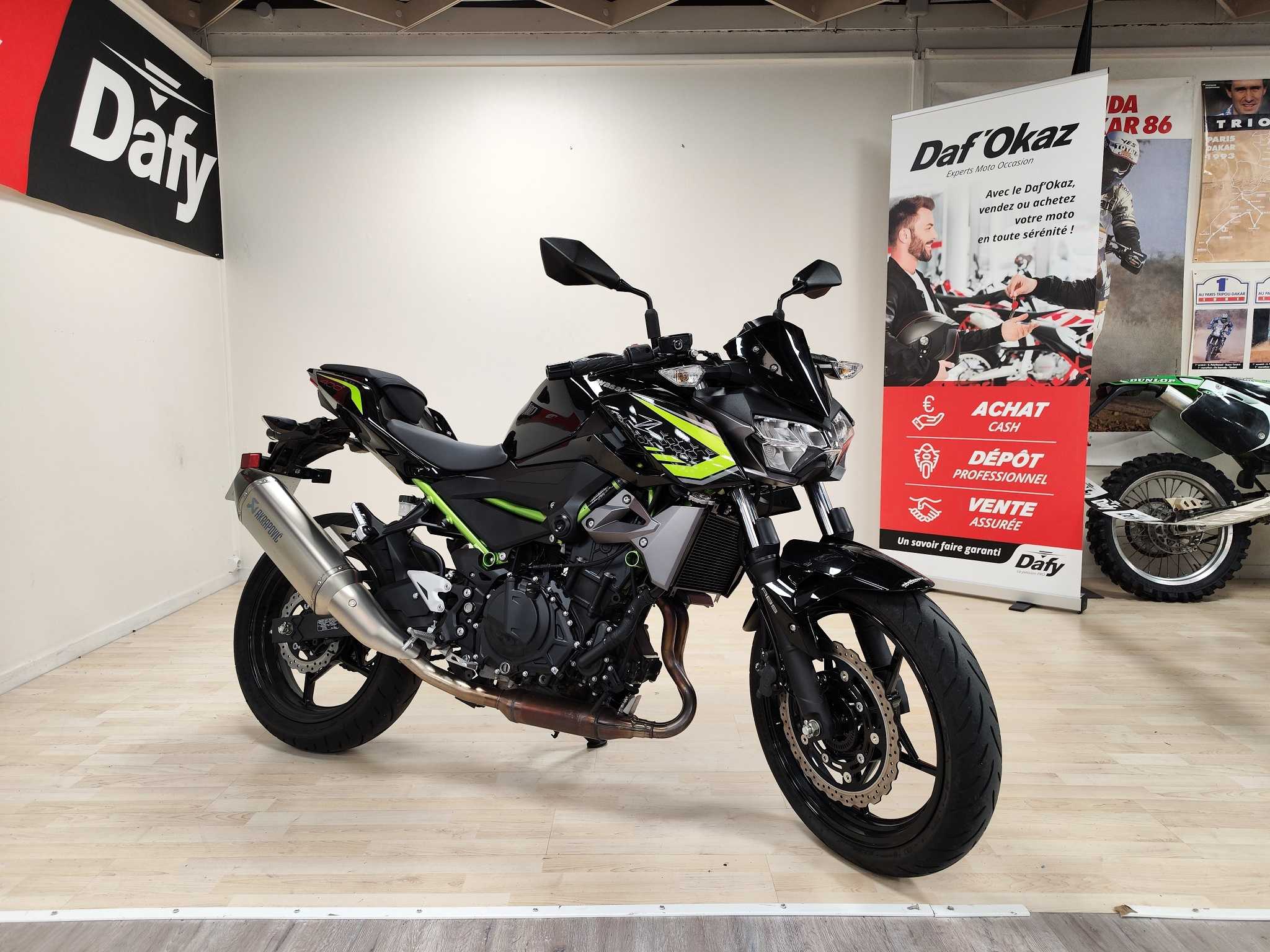 Kawasaki Z 400 2019 HD vue 3/4 droite