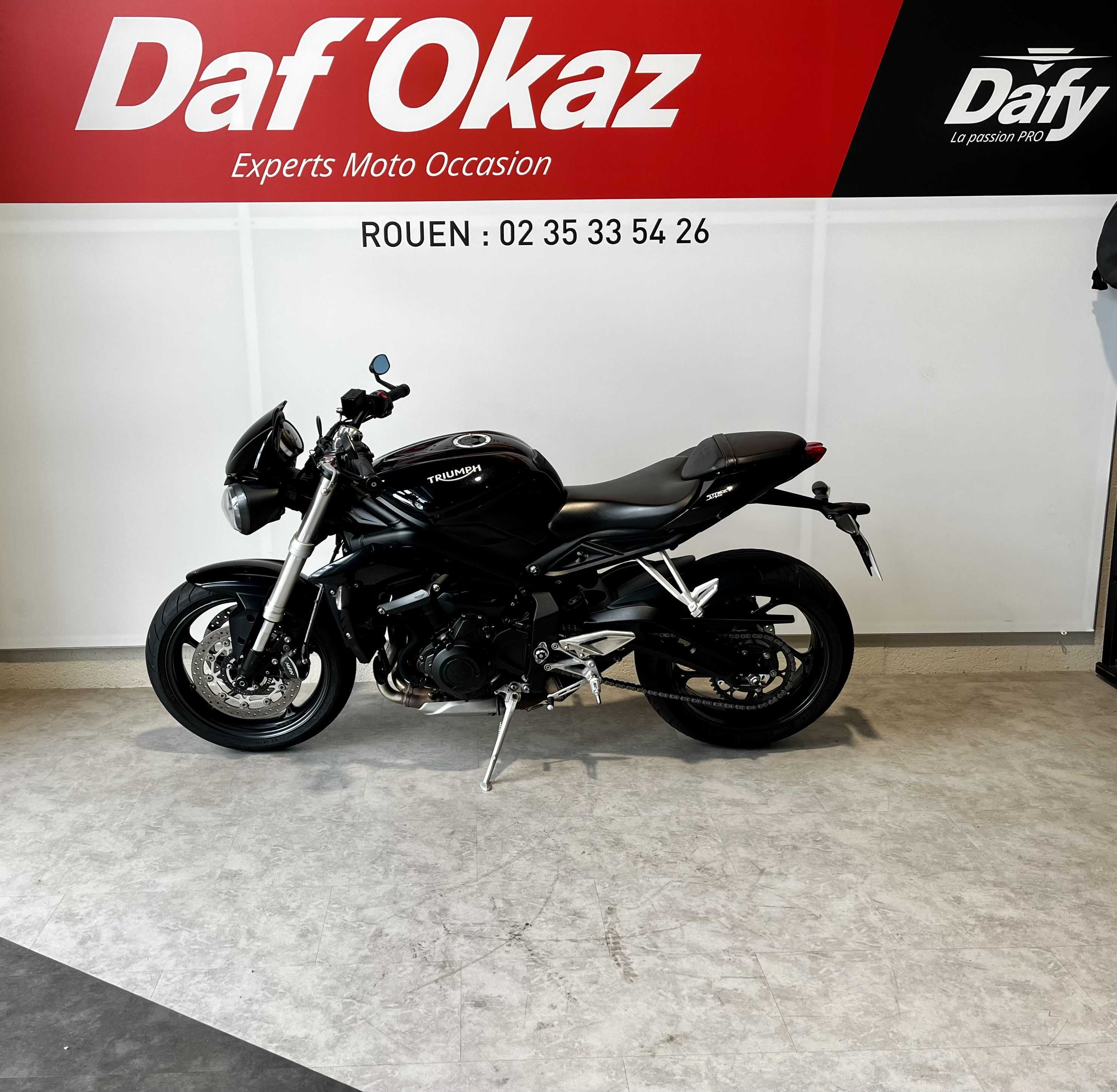 Triumph 660 Street Triple S (A2) 2018 HD vue gauche