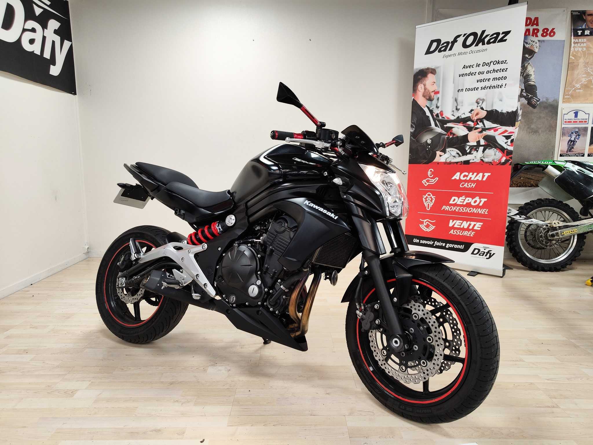 Kawasaki ER-6 N 2013 HD vue 3/4 droite