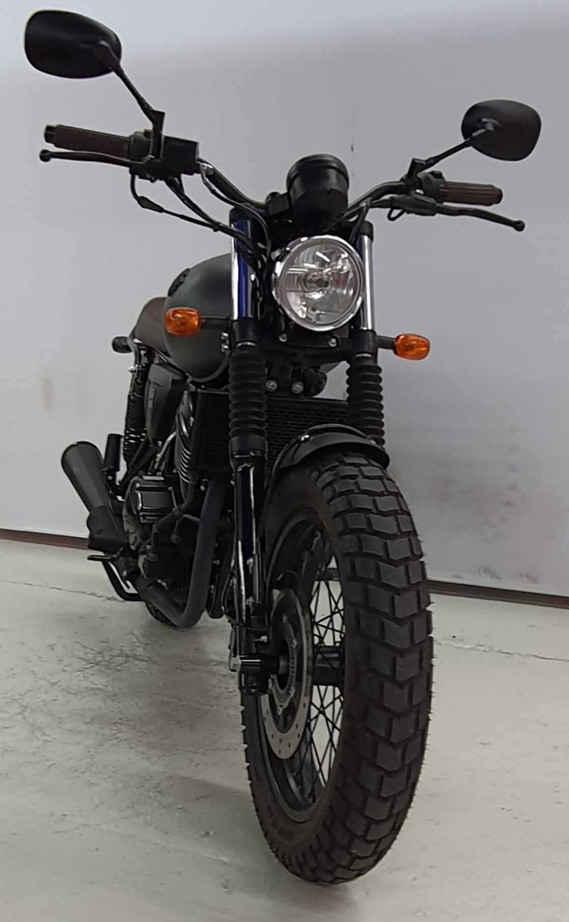 Archive Motorcycle Scrambler 250 Scrambler AM 90 Black Mat 2020 HD vue 3/4 droite