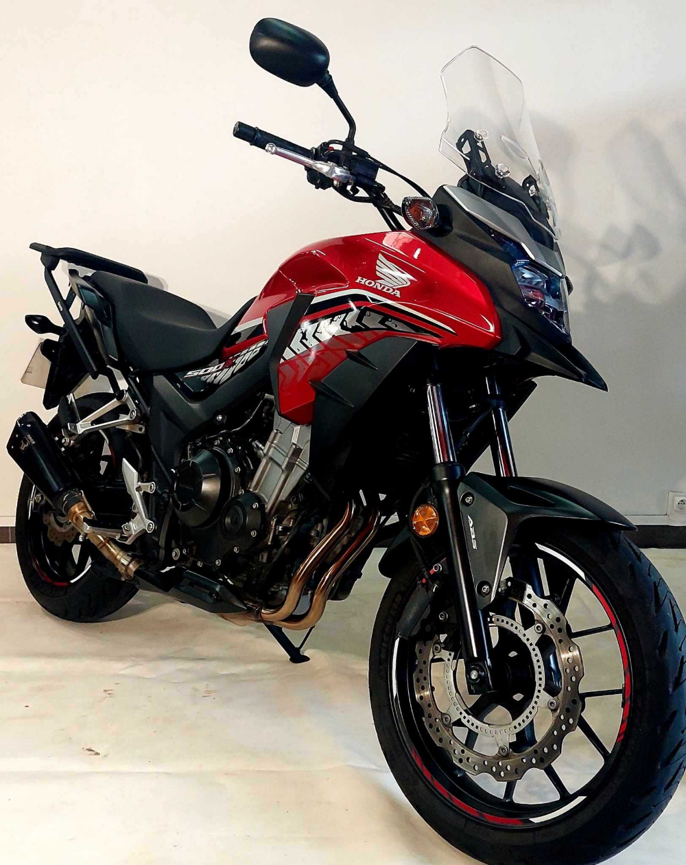 Honda CB 500 X ABS 2017 vue 3/4 droite