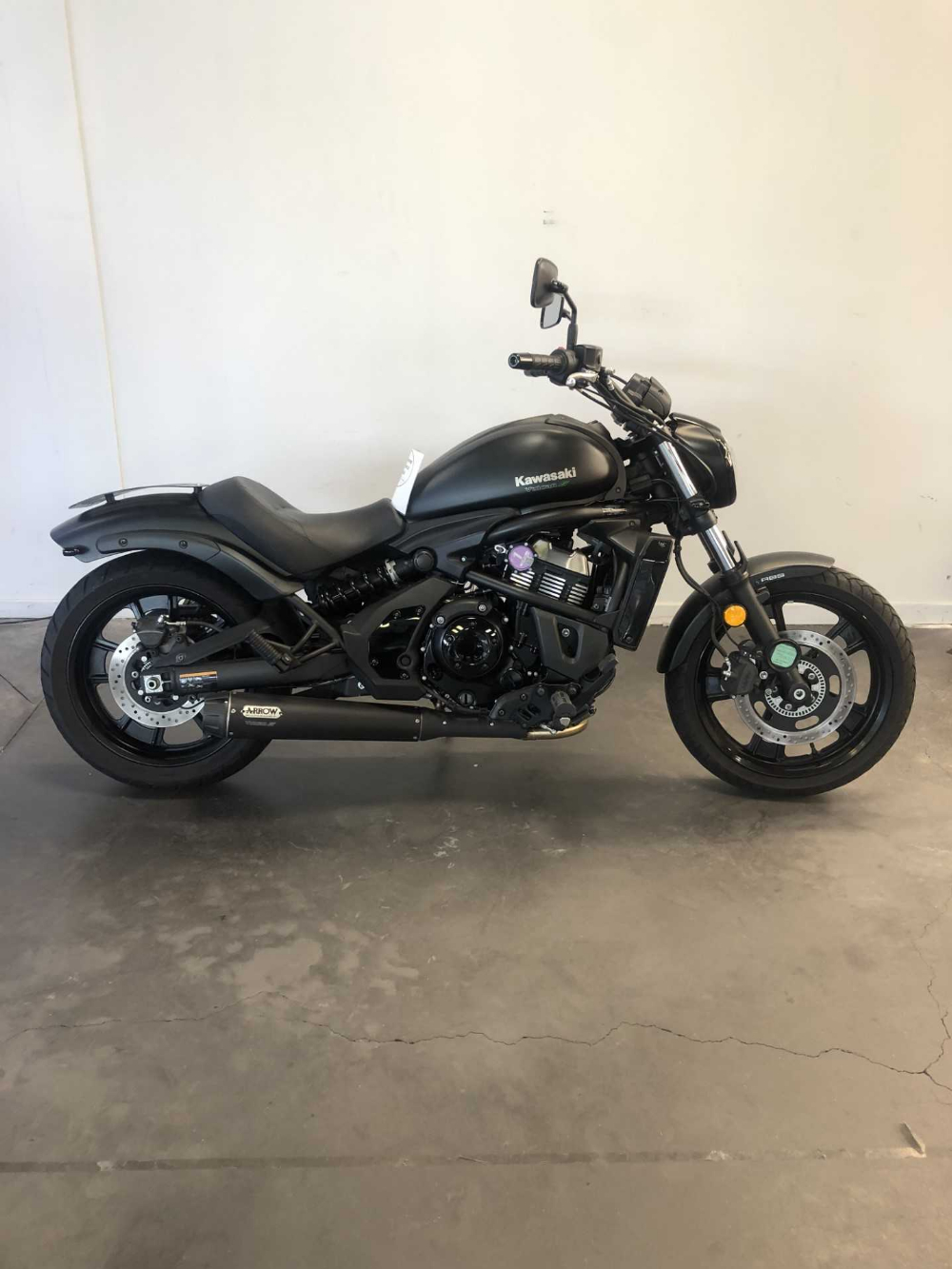 Kawasaki EN 650 Vulcan S ABS 2019 vue 3/4 droite