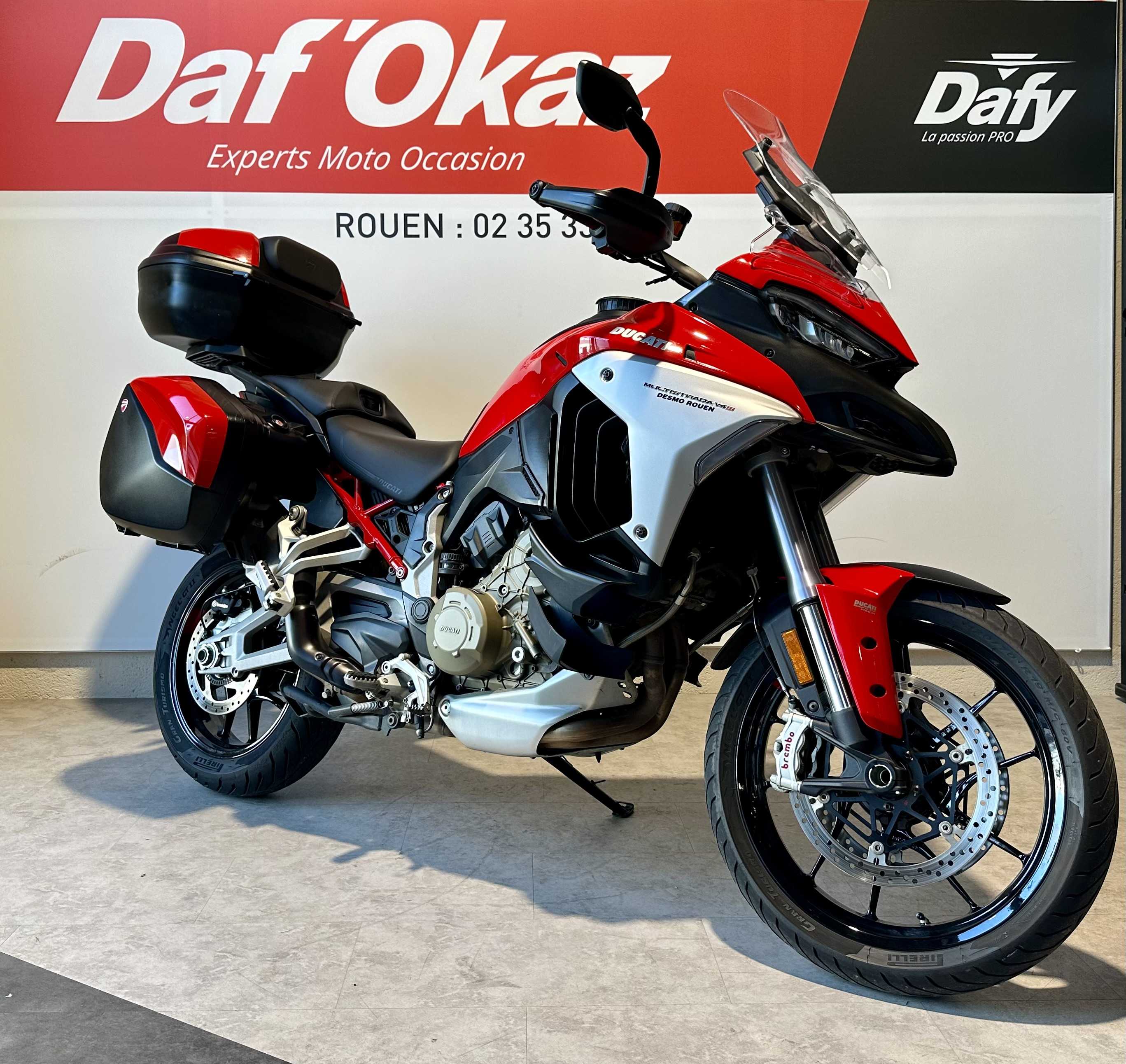 Ducati Multistrada V4 S 2021 HD vue 3/4 droite