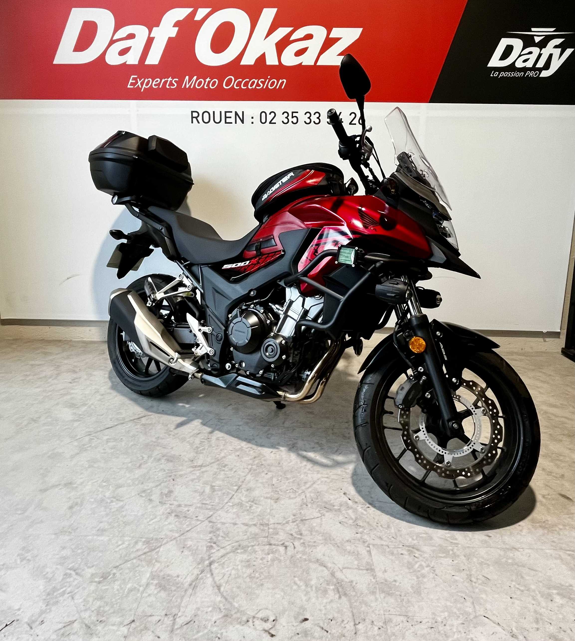 Honda CB 500 X ABS 2018 HD vue 3/4 droite