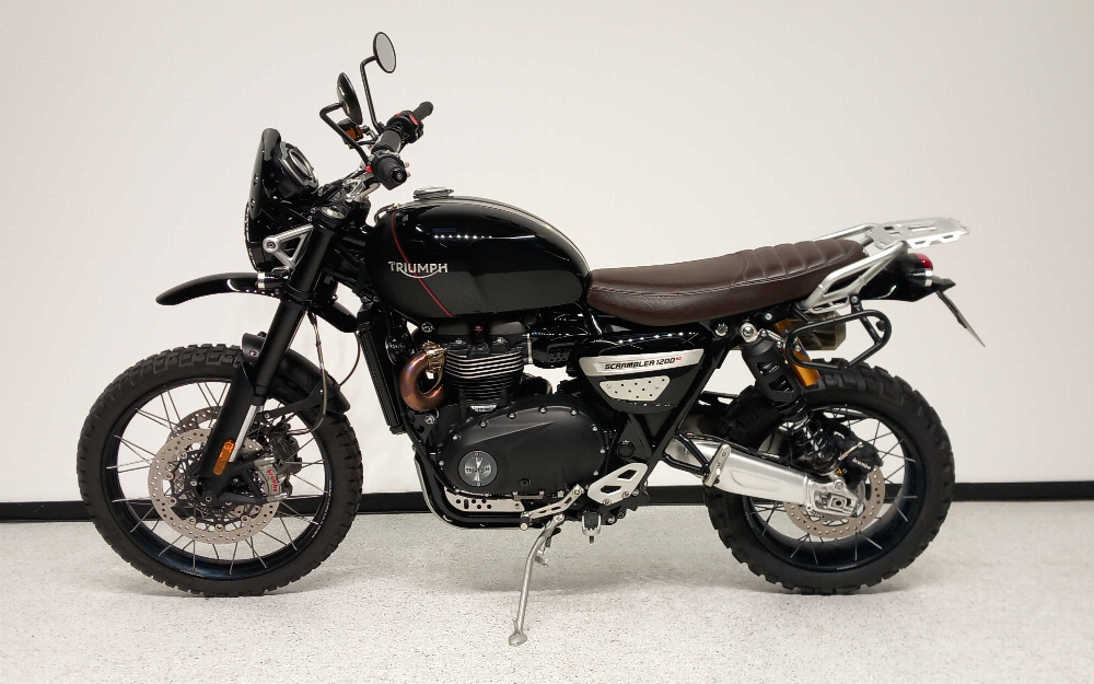 Triumph 1200 Scrambler XC 2020 vue gauche