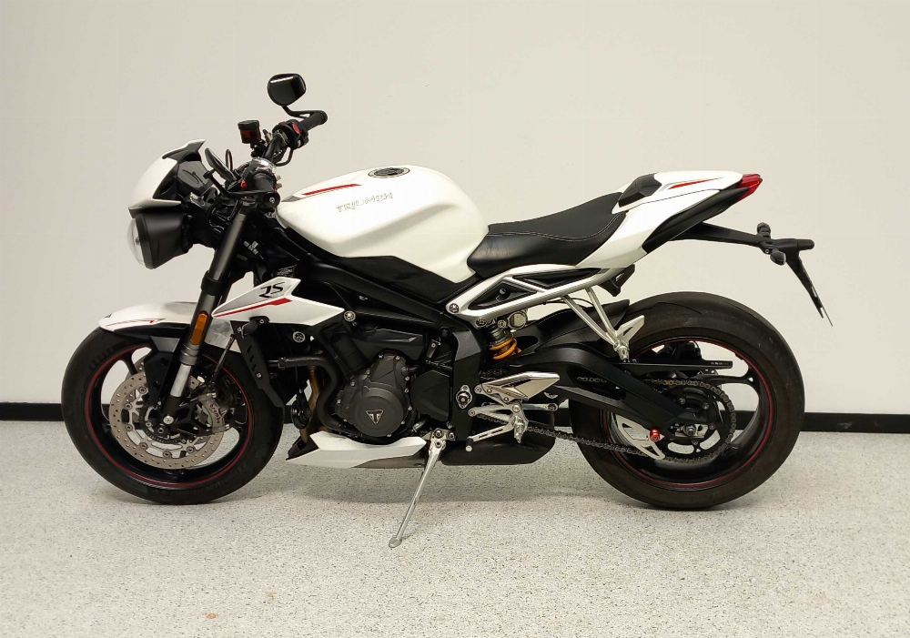 Triumph 765 Street Triple RS 2020 vue gauche