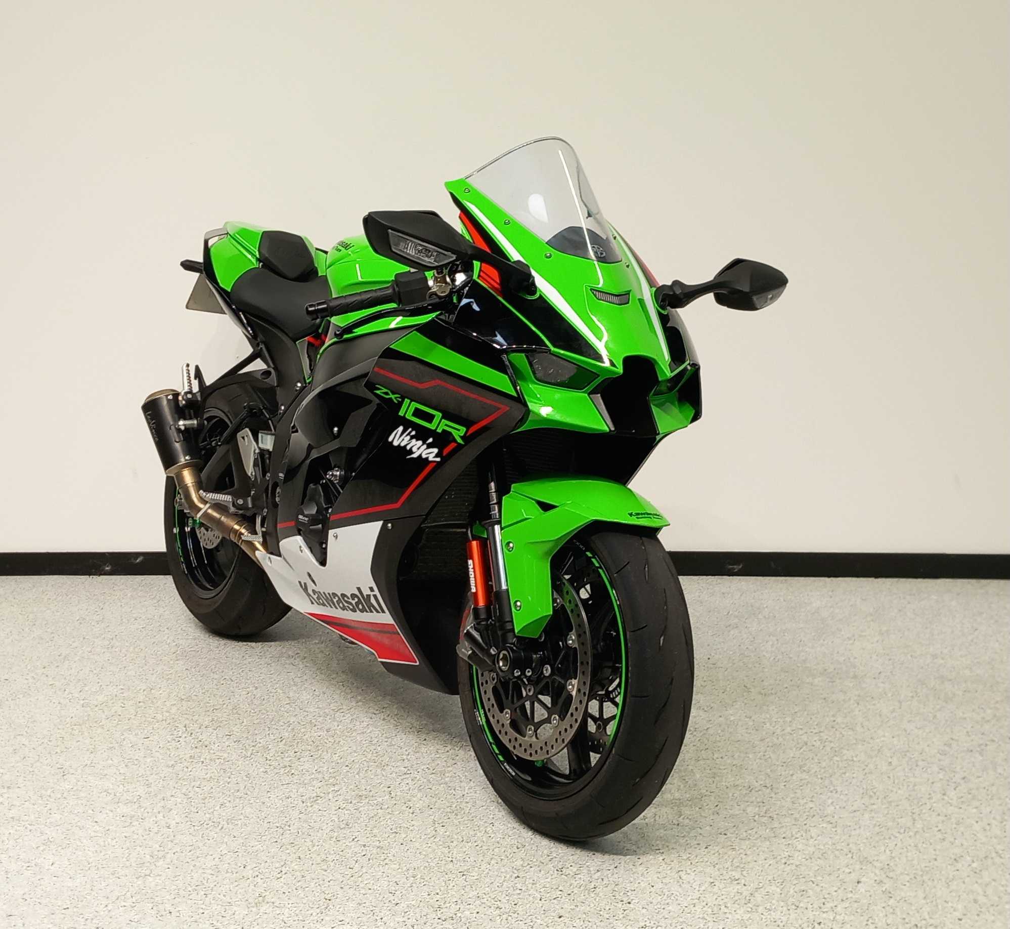 Kawasaki ZX-10R Ninja 2021 HD vue 3/4 droite