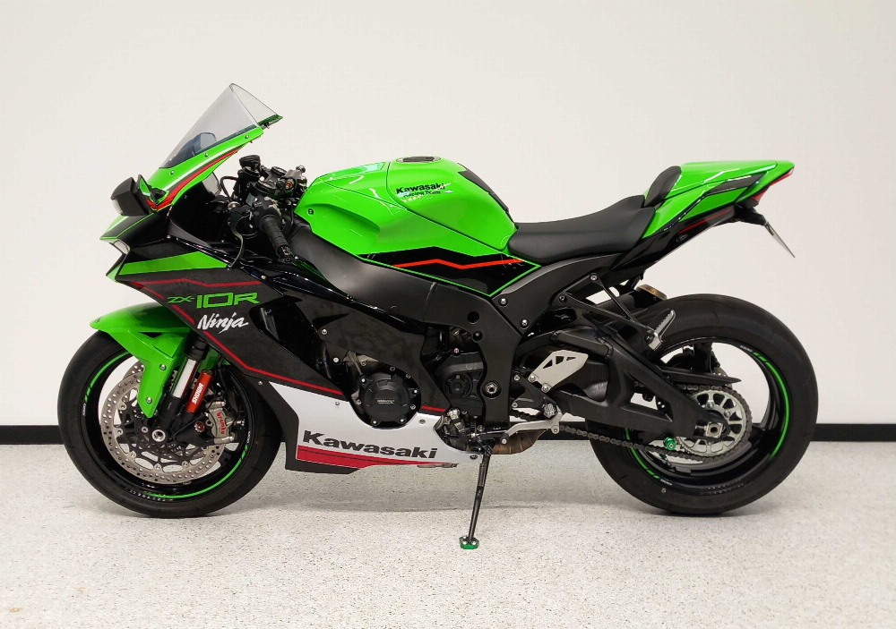 Kawasaki ZX-10R Ninja 2021 vue gauche