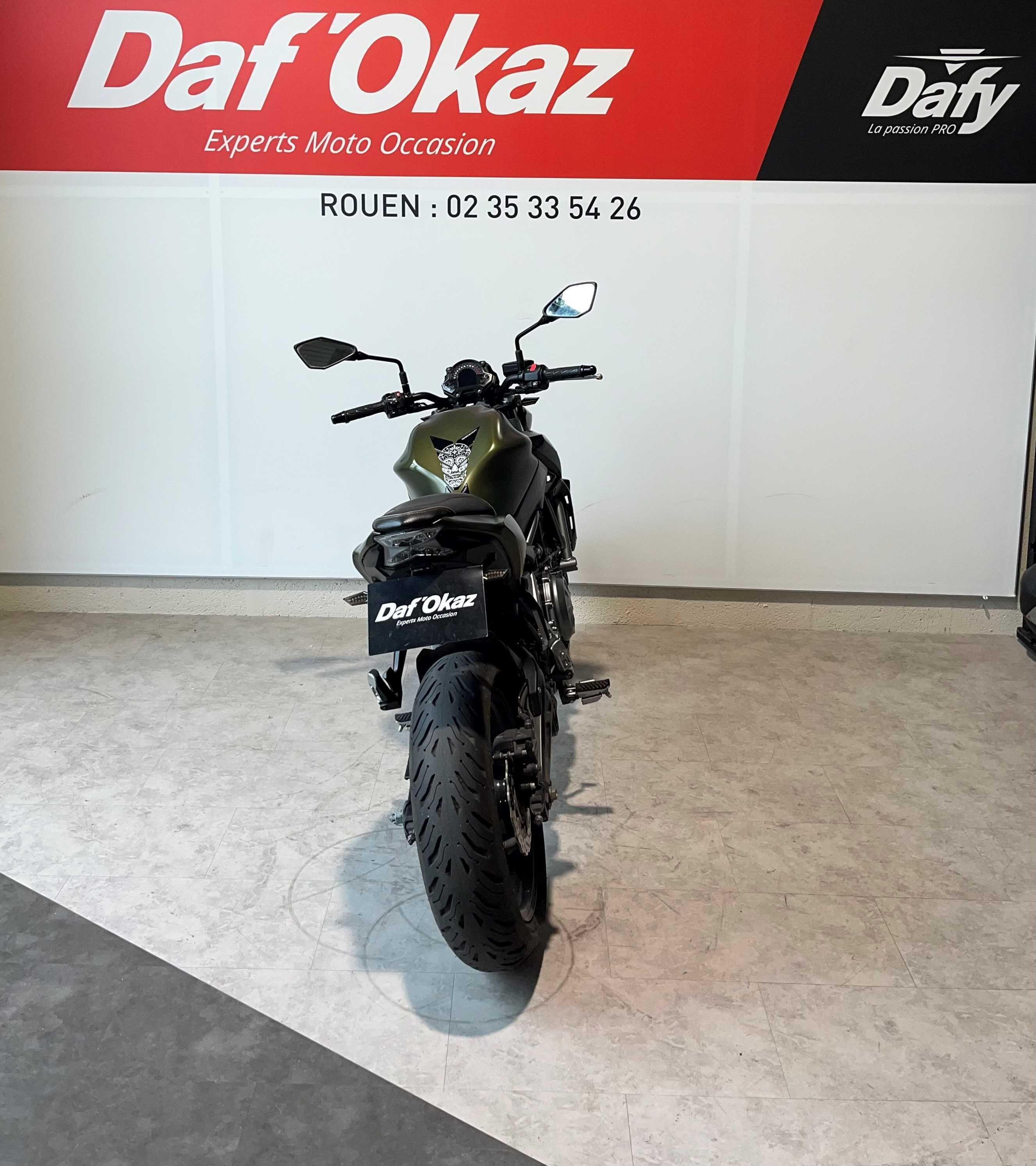 Kawasaki Z 650 2019 HD vue arrière