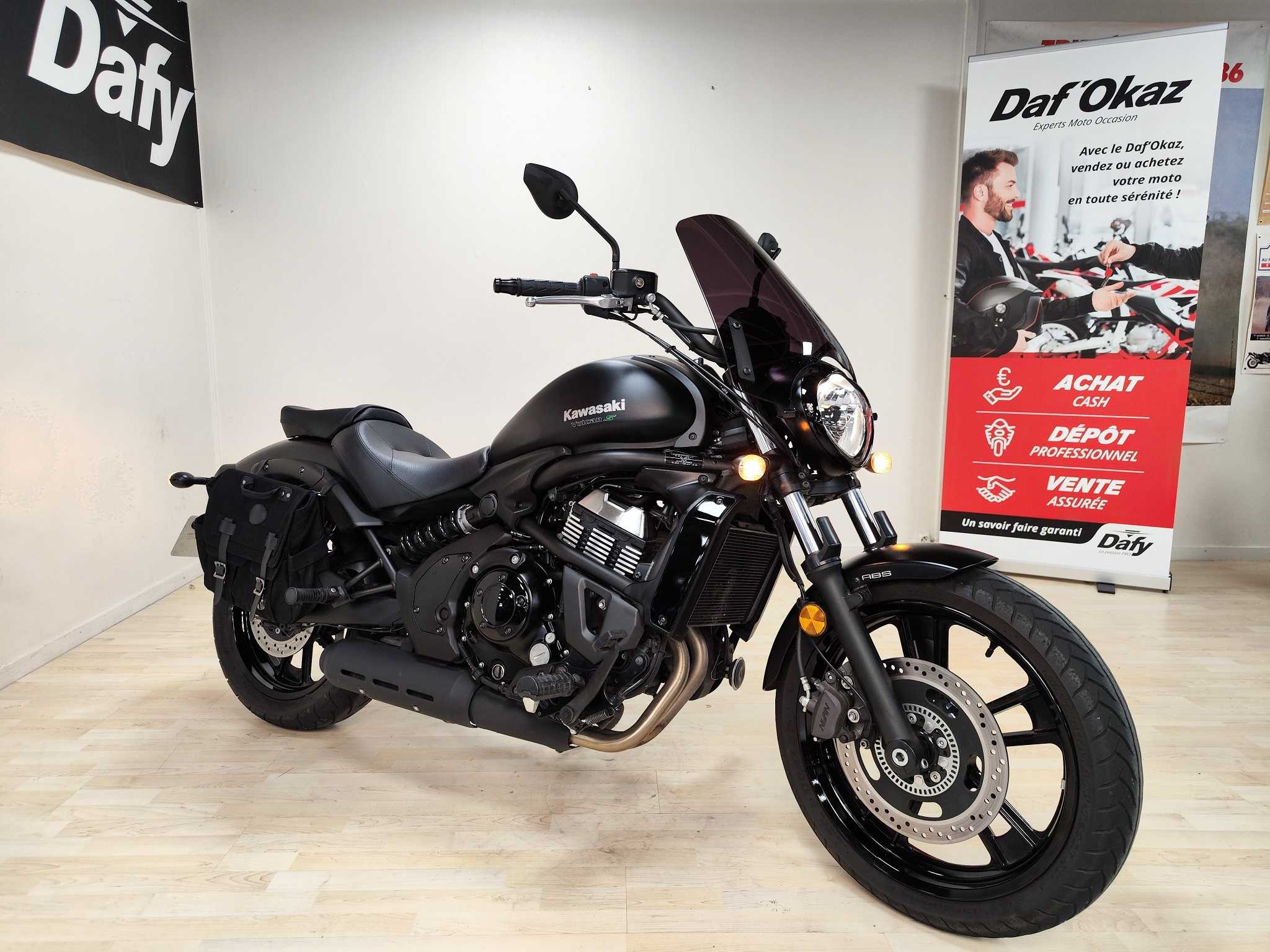 Kawasaki EN 650 Vulcan S ABS 2019 HD vue 3/4 droite