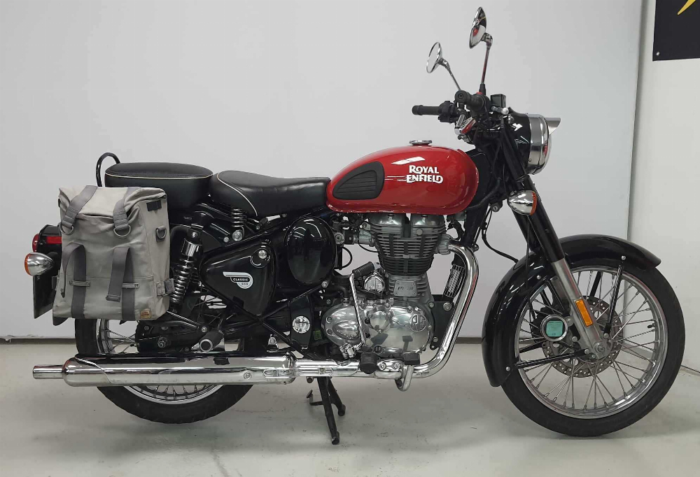 Royal Enfield BULLET CLASSIC BULLET CLASSIC (REDDITCH RED) 2018 vue gauche