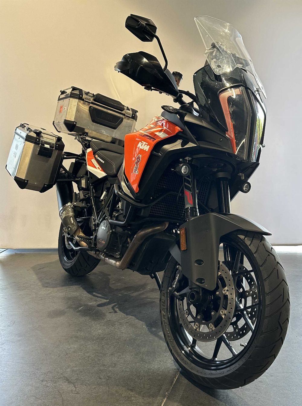 KTM 1290 Super Adventure S 2019 vue 3/4 droite