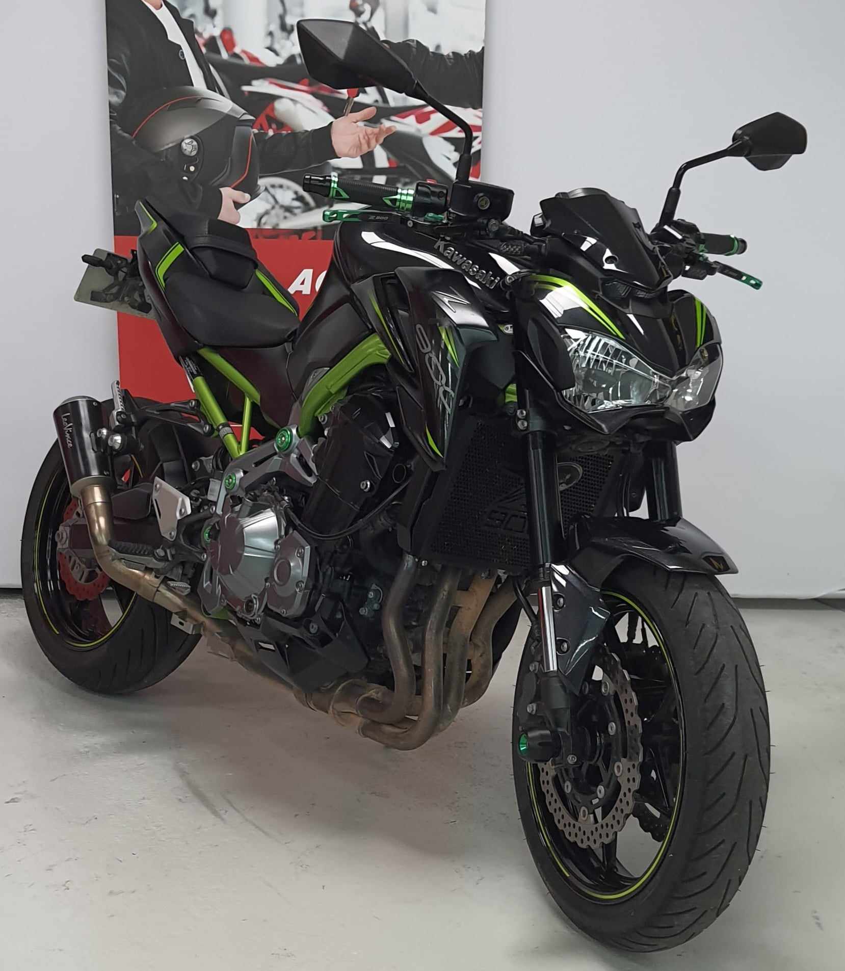 Kawasaki Z 900 2019 HD vue 3/4 droite