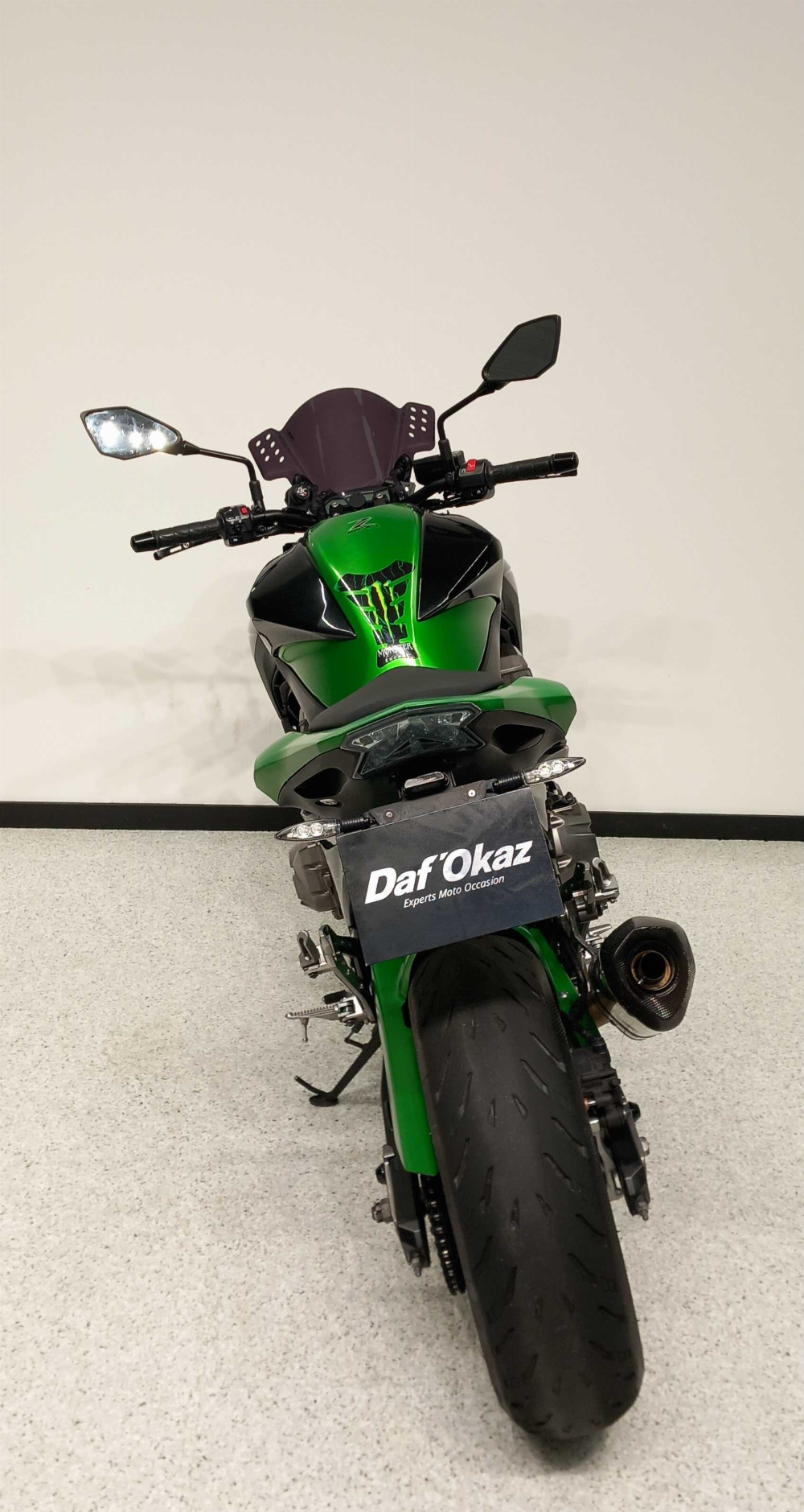 Kawasaki Z 800 2015 vue arrière