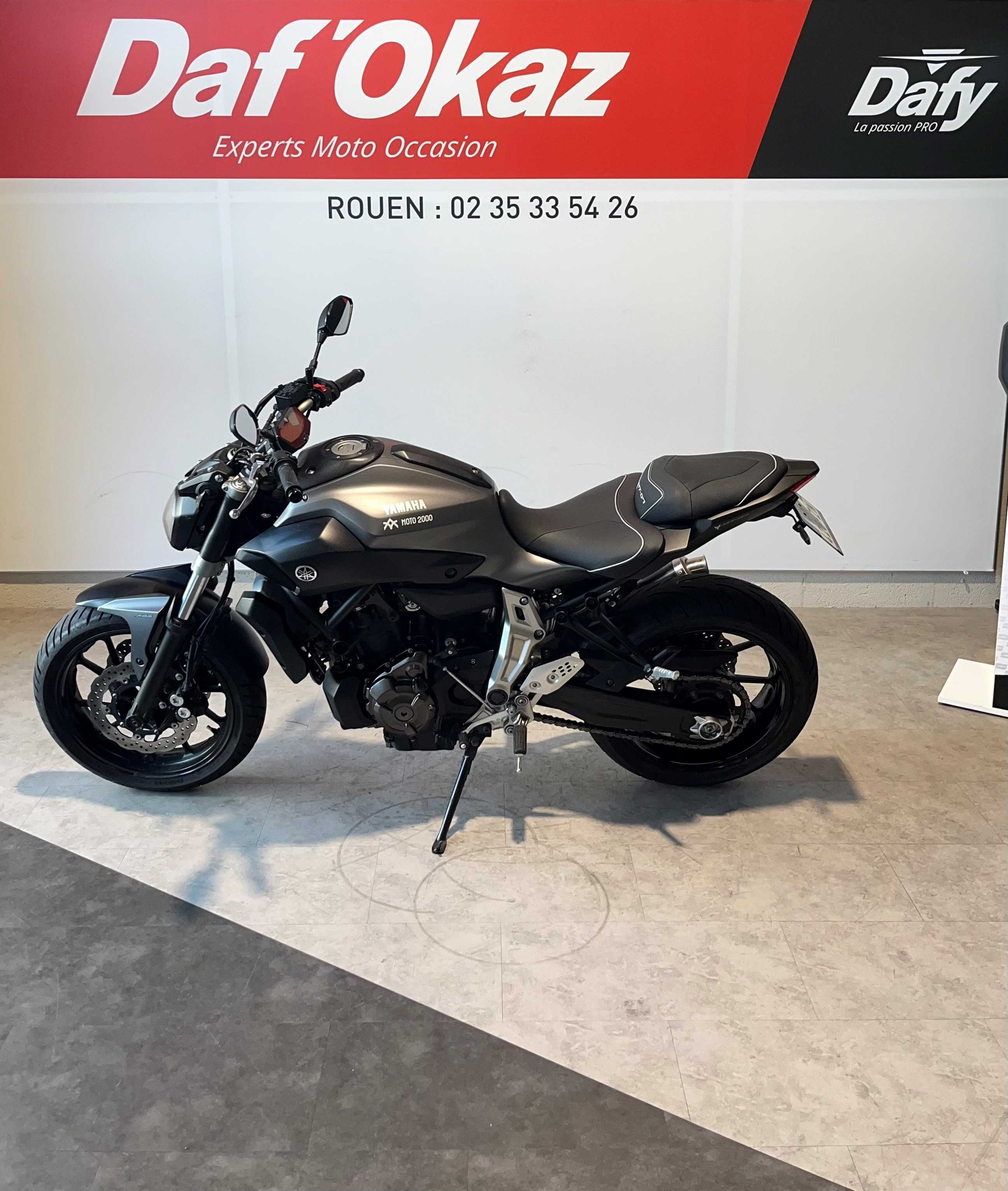 Yamaha MT-07 ABS 2016 HD vue gauche