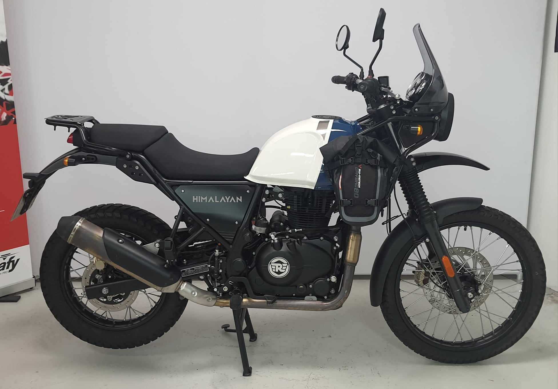 Royal Enfield HIMALAYAN 410 HIMALAYAN 410 (LAKE BLUE) 2021 HD vue gauche