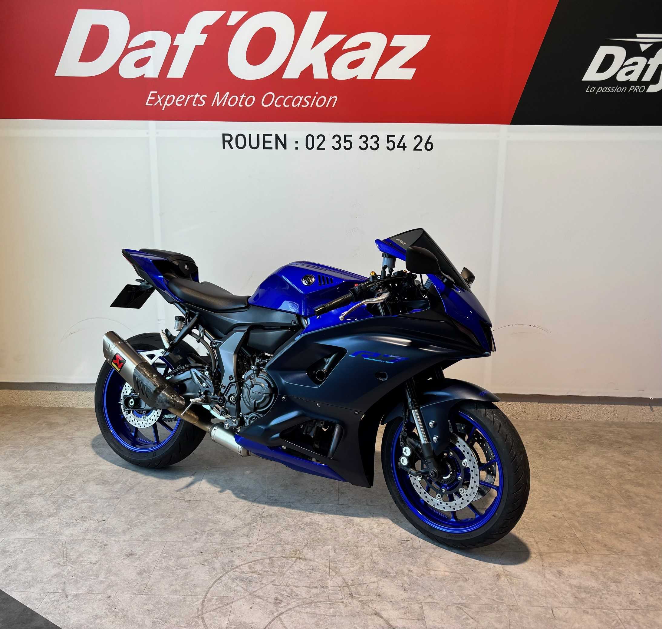 Yamaha YZF R7 2022 HD vue 3/4 droite