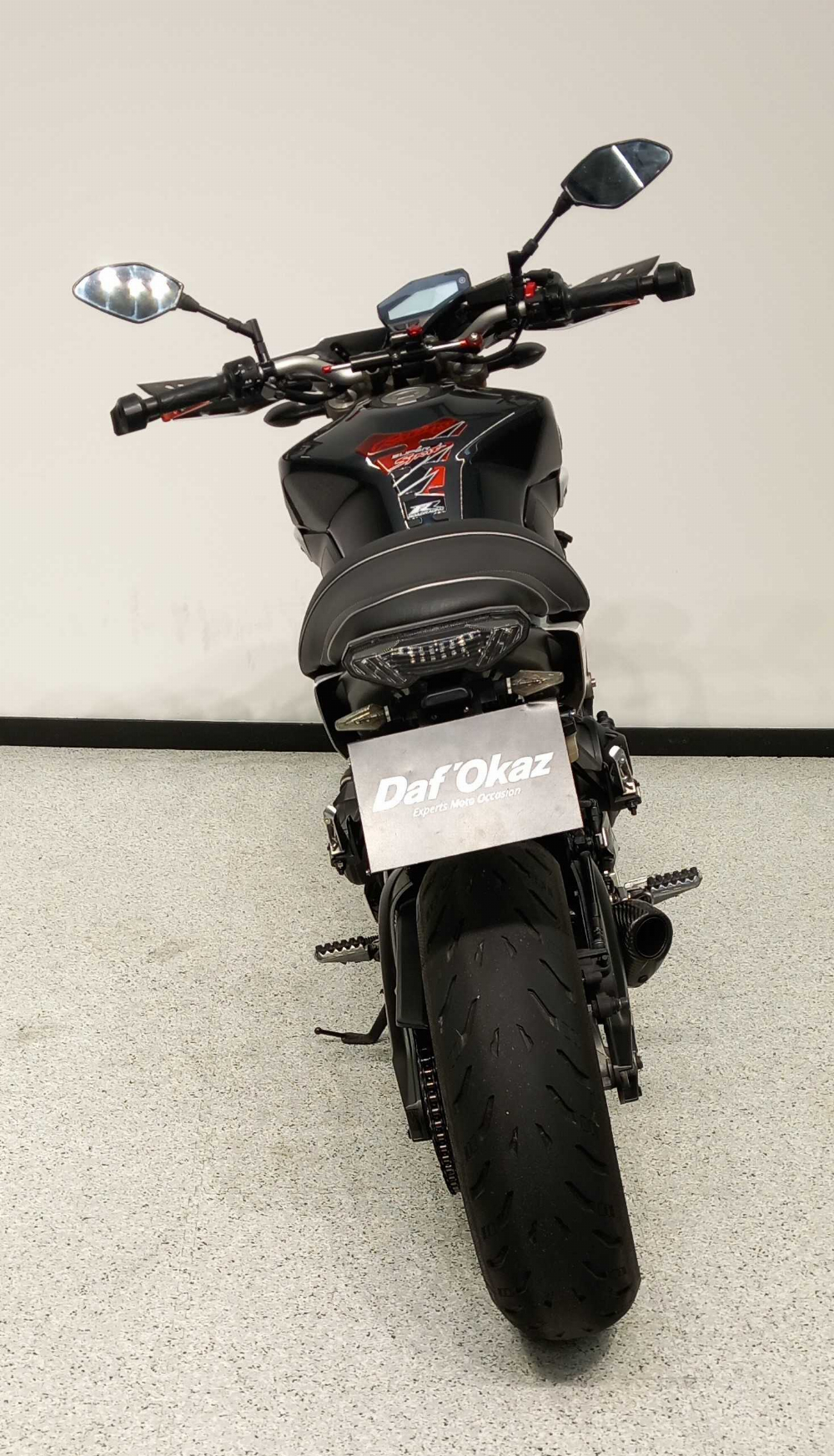 Yamaha MT-09 850 2014 vue arrière