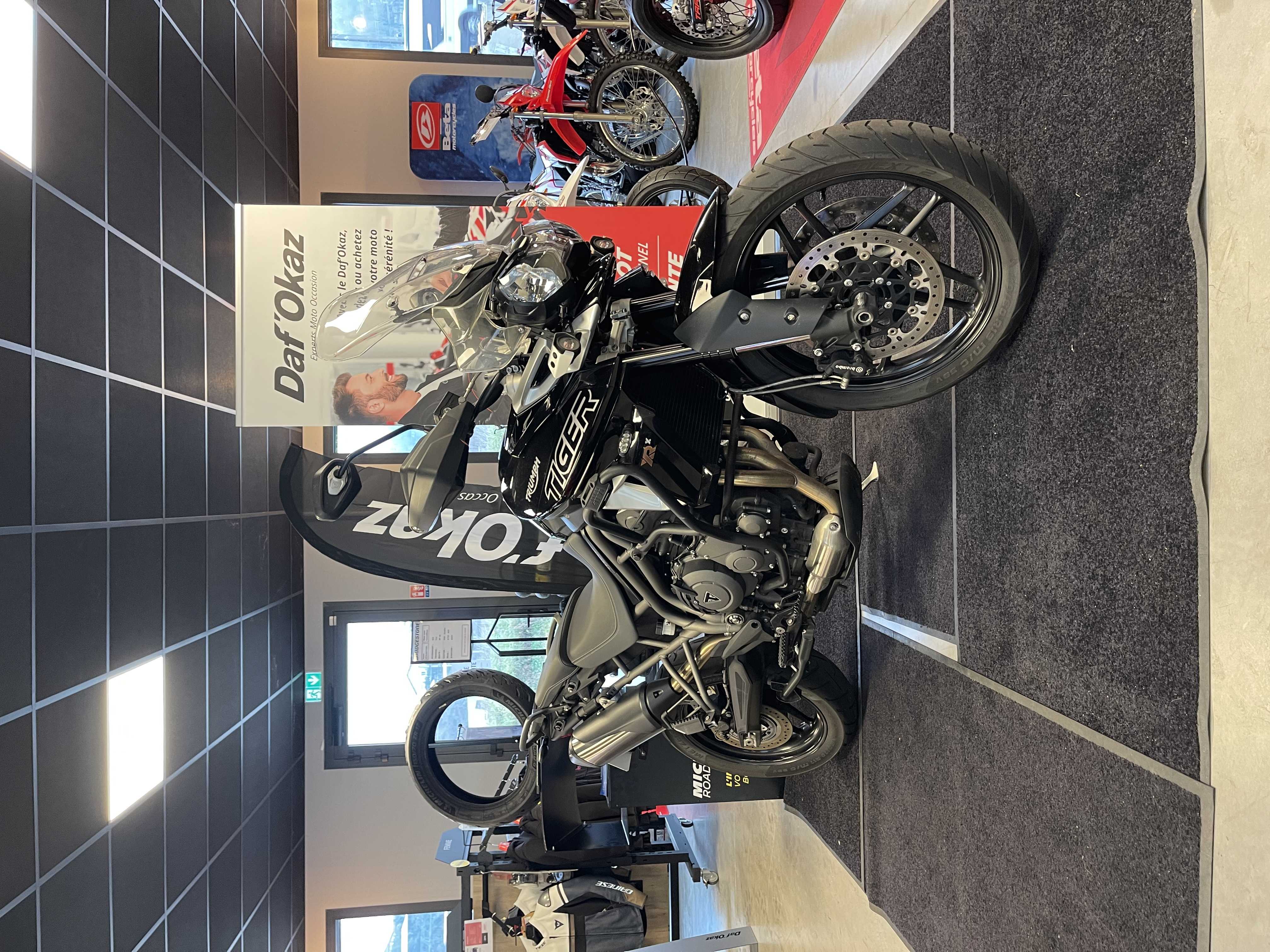 Triumph 800 Tiger XRX 2018 HD vue 3/4 droite