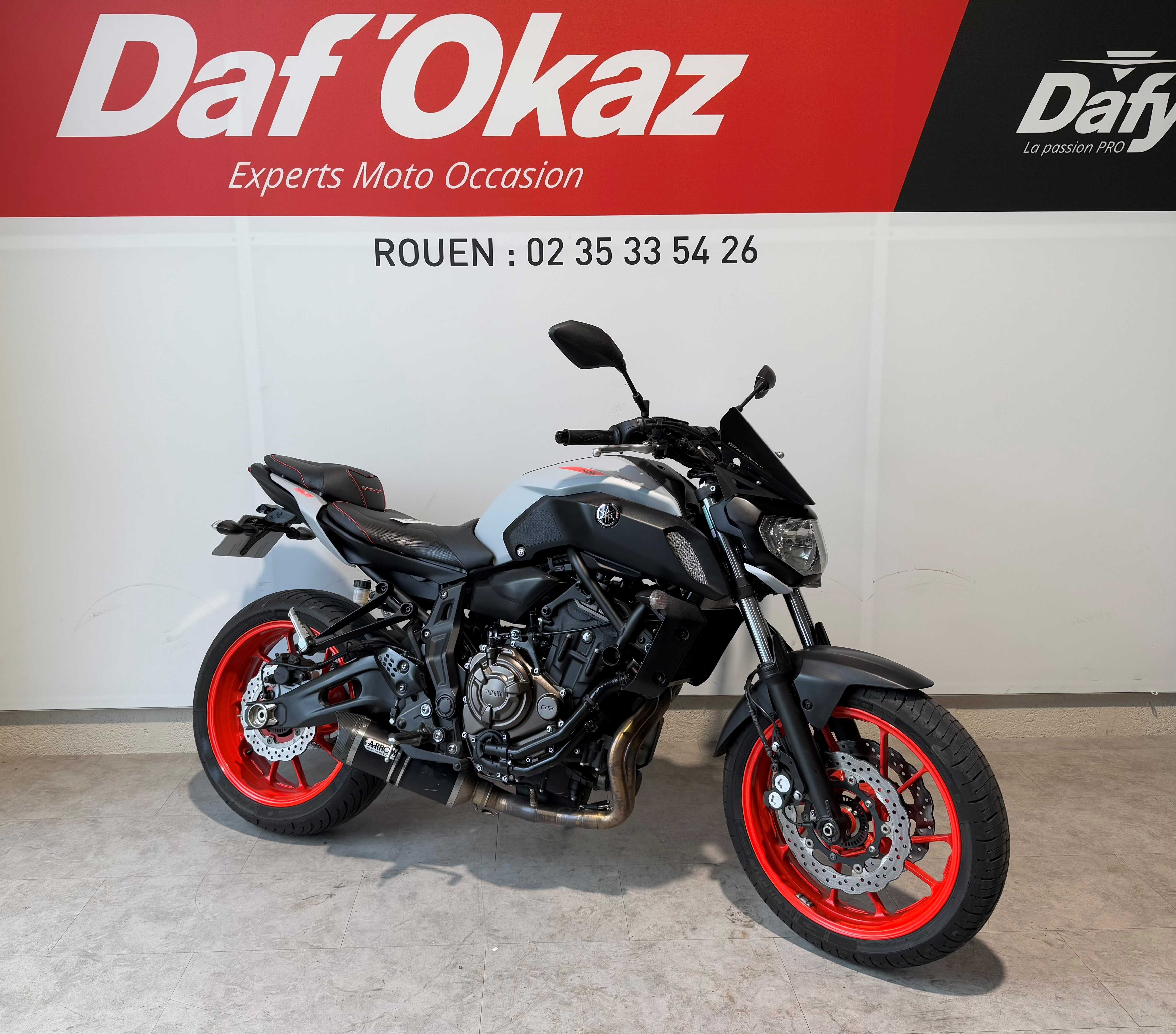 Yamaha MT-07 ABS 2020 HD vue 3/4 droite