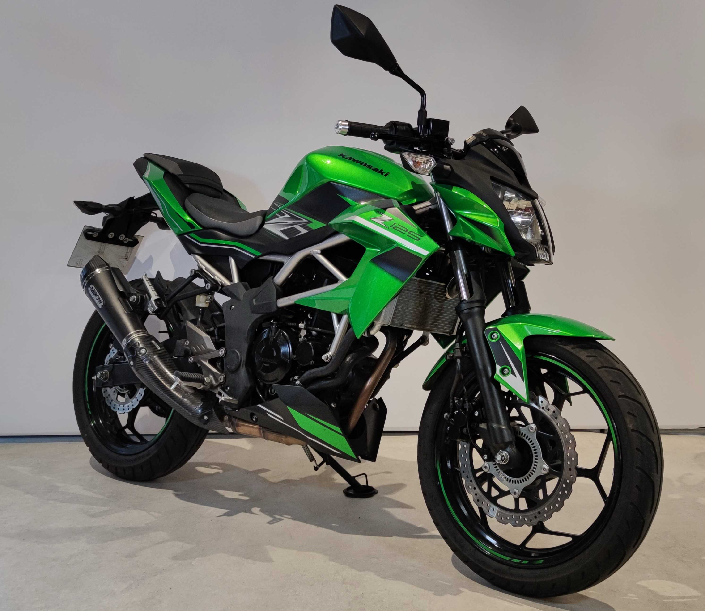 Kawasaki Z 125 2020 HD vue 3/4 droite