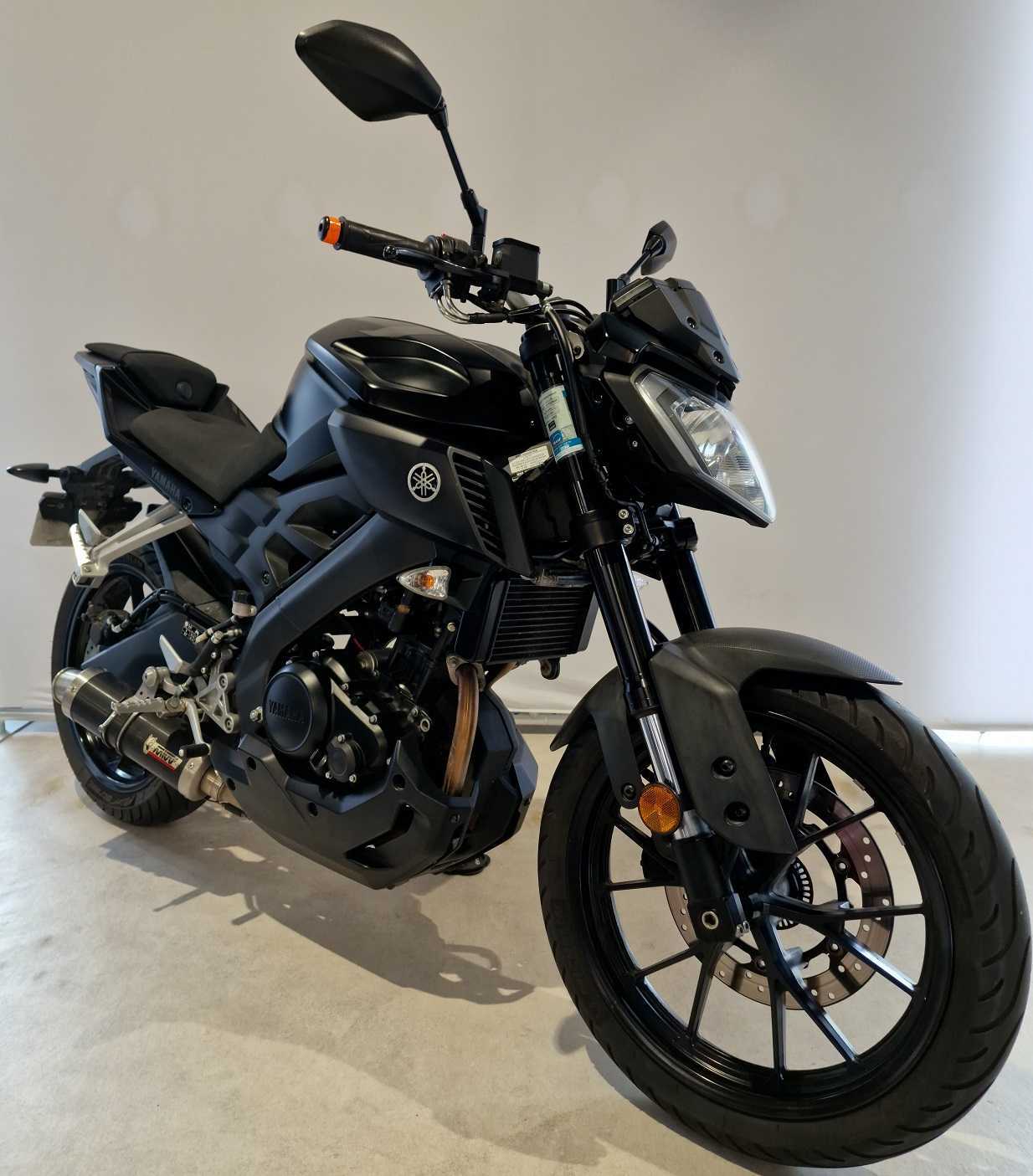 Yamaha MT 125 ABS 2018 HD vue 3/4 droite