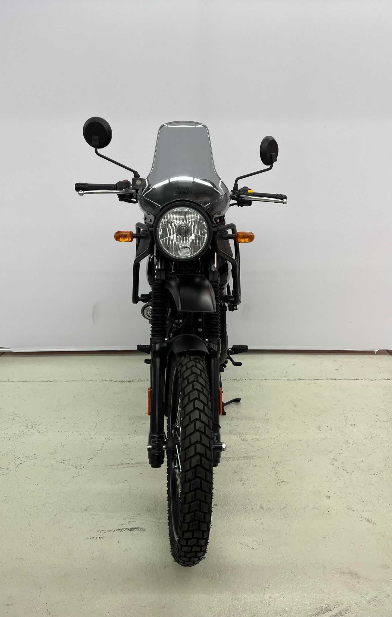 Royal Enfield HIMALAYAN 410 &quot;GRANITE BLACK&quot; 2021 HD vue avant