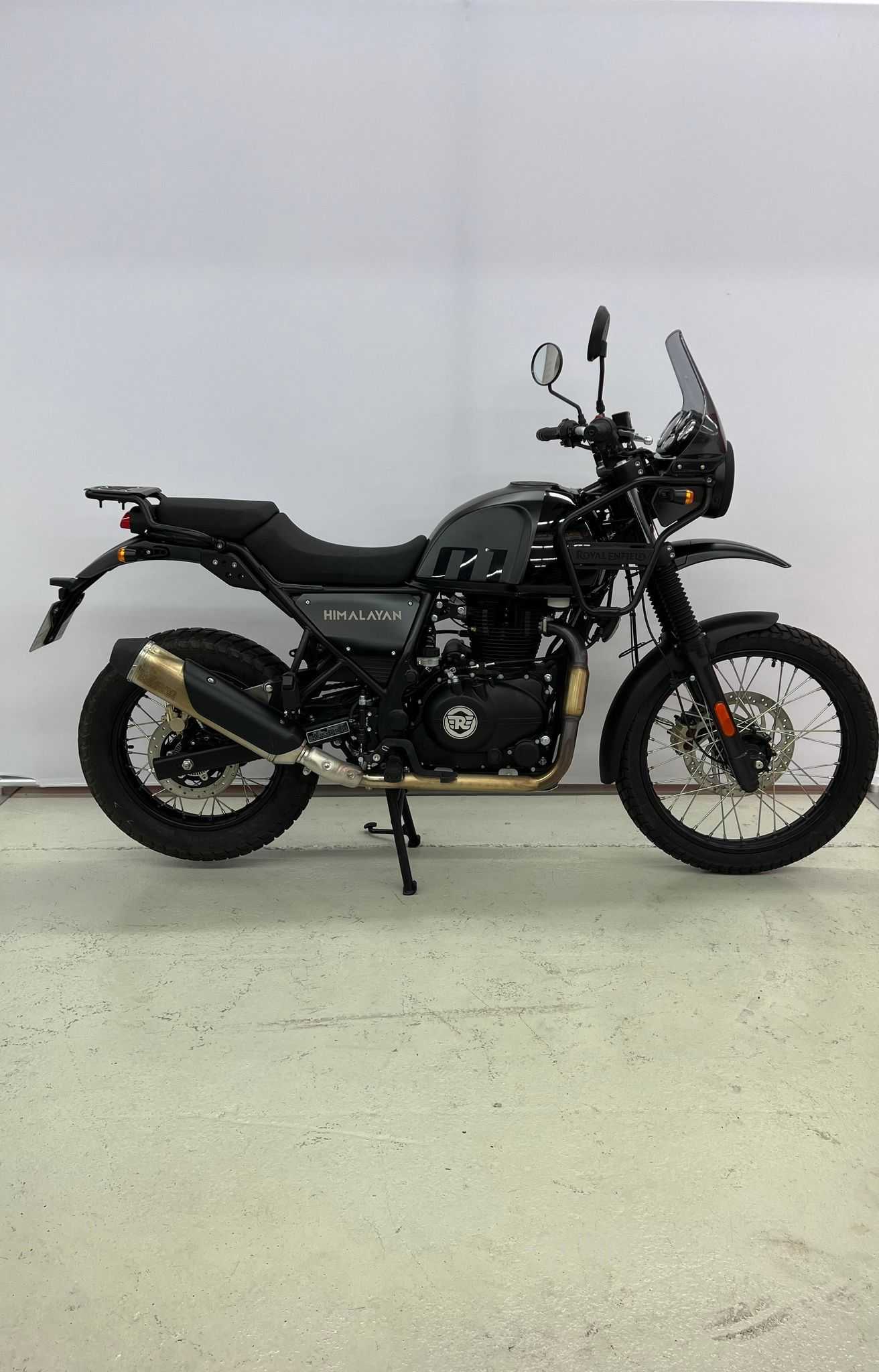 Royal Enfield HIMALAYAN 410 &quot;GRANITE BLACK&quot; 2021 HD vue gauche