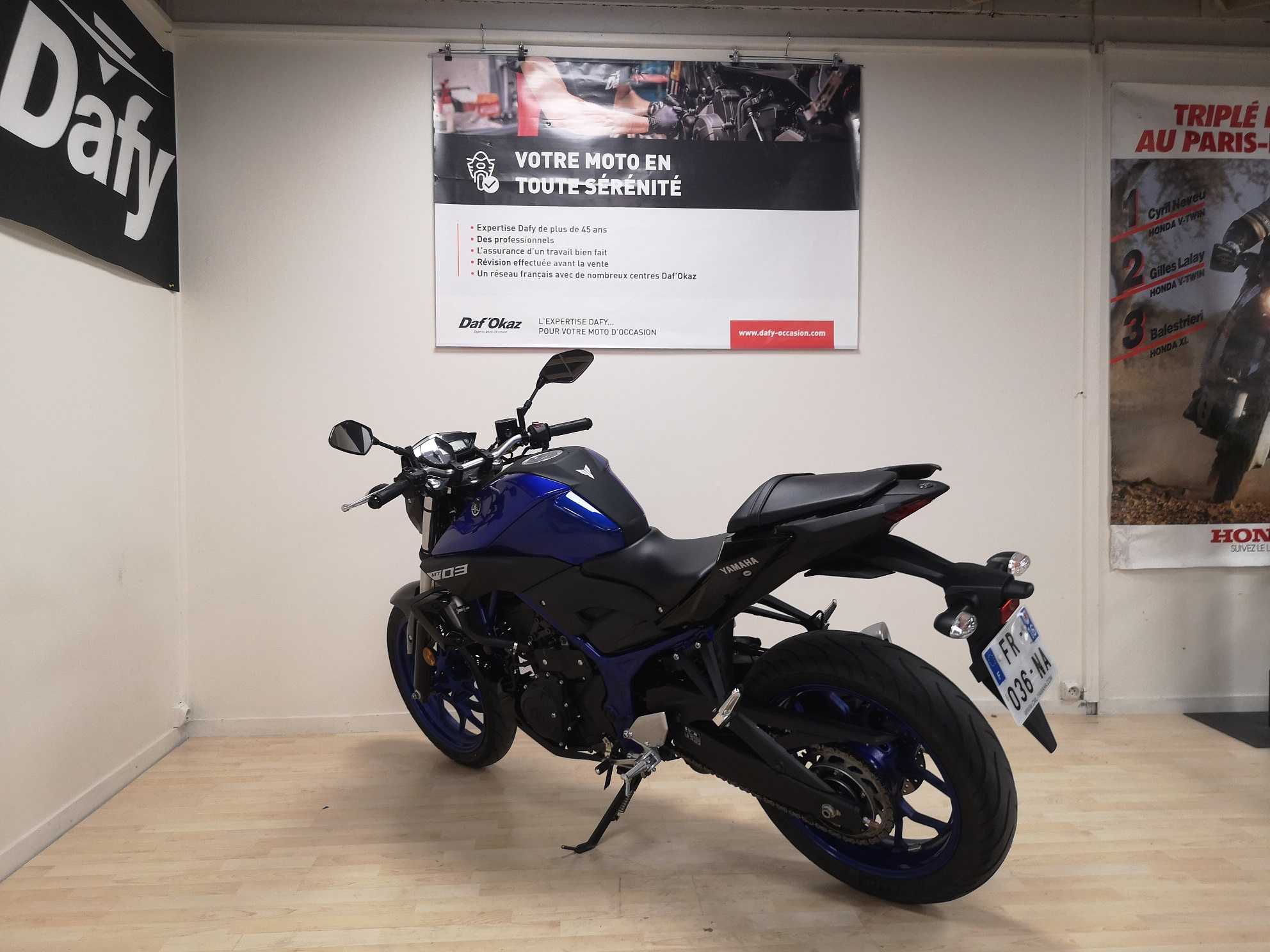 Yamaha MT-03 320 2020 HD vue arrière